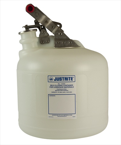 Justrite 12260 2.5 Gallon Acid Container