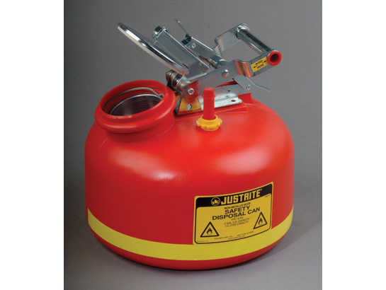 Justrite  2 Gallon Disp Can With Gage Stainless Steel Hardware