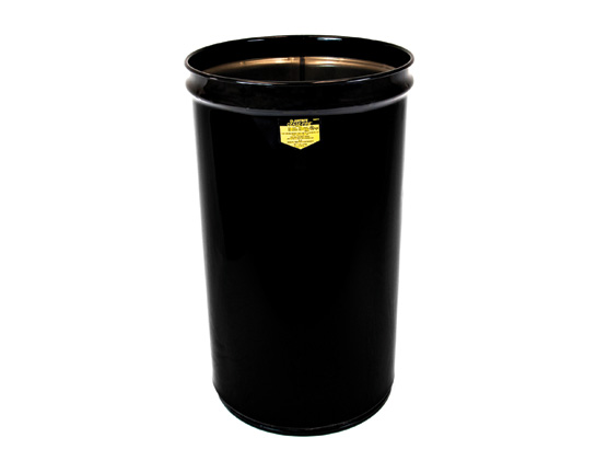 Justrite 26040K 4.50 Gallon Drum-Black