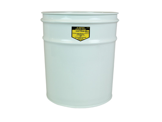 Justrite 26040W 4.50 Gallon Drum-White