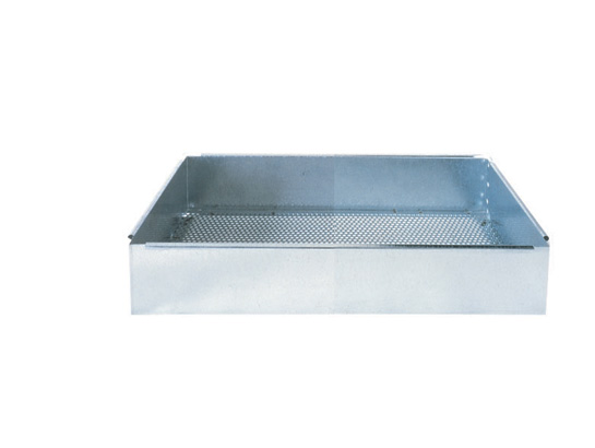 PartsCleaningContainerBasket,Gray,Steel