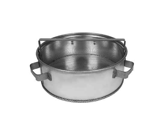 PartsCleaningContainerBasket,Gray,Steel