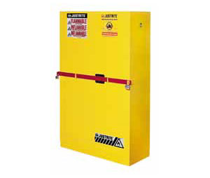 Picture of Justrite 29884Y 45 Gallon Hi Sec Cabinet With Draw Bar