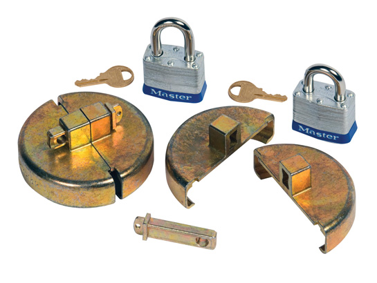 Justrite Drum Lock Set W/ Padlocks for Plastic Drums - Pair