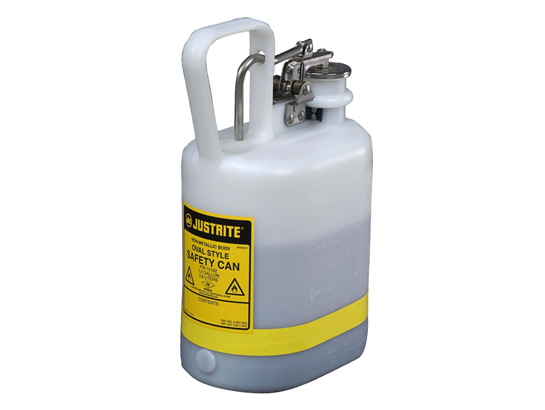 Picture of Justrite 12162 1 Gallon Oval Non Metallic Can