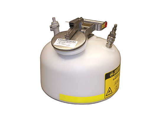 Justrite 12165 2G-7.5L Hdpe White Safely Suc Ss-Pp