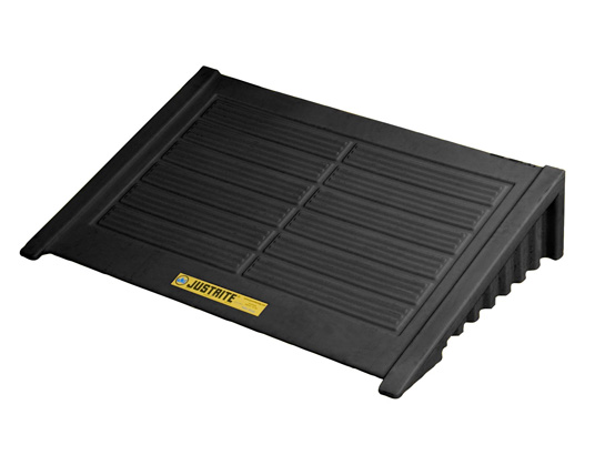 Spill Pallet Ramp, 33 in L x 49 in W x 10-1/2 in H, 1000 lb Load, Recycled Polyethylene