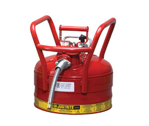 Justrite 7325130 2.5G-9.5L Iiaf Dot Red 1 in. Hose