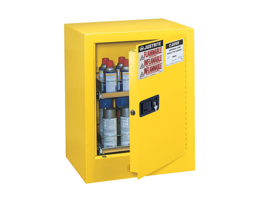 Picture of Justrite 890500 4G Cabinet Man Yellow Flam Aero Extension