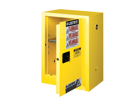 Picture of Justrite 891200 12G Cabinet Man Yellow Flam Safe Extension