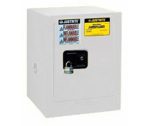 Justrite 891205 12G Cabinet Man White Flam Compac Extension