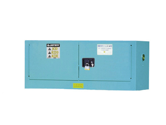 Justrite 891302 12G Cabinet Man Blue Acid Pigy Extension