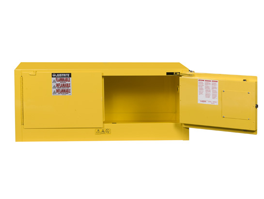 Picture of Justrite 891320 12G Cabinet Yellow Flam Pigy Extension
