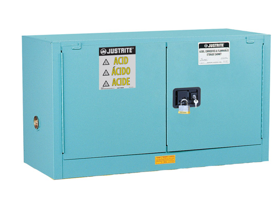 Justrite 891702 17G Cabinet Man Blue Acid Safe Extension