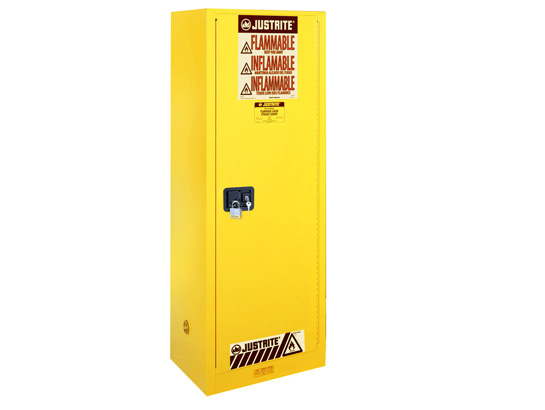 Justrite  22G Cabinet Man Yellow Flam Slim Extension