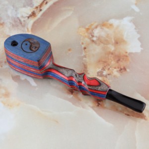 Rainbow Wood Capper - Multicolor - 1 Piece - Handcrafted Design