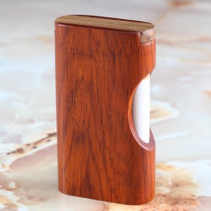 Small Cocobolo Slider Dugout With Lock Box Cap