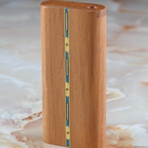 Large Teak Inlay Slider Dugout