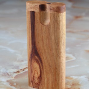 Large Mahogany Swivel Dugout