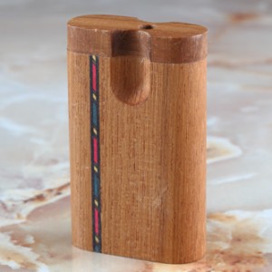 Small Teak Inlay Swivel Dugout - Teak - Small - Compact Design