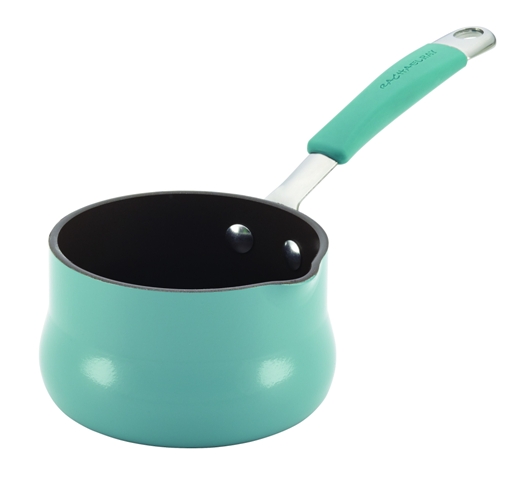 Picture of Rachael Ray 16346 Cucina Hard Enamel Nonstick 0.75-Quart Butter Warmer- Agave Blue