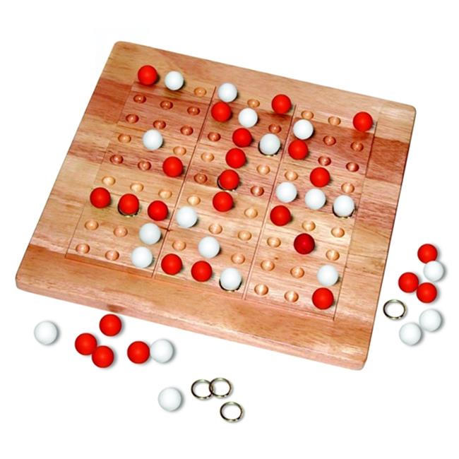 Mad Cave Games 1025 Tic-Tac-Ku Add On Unit Red And White Balls