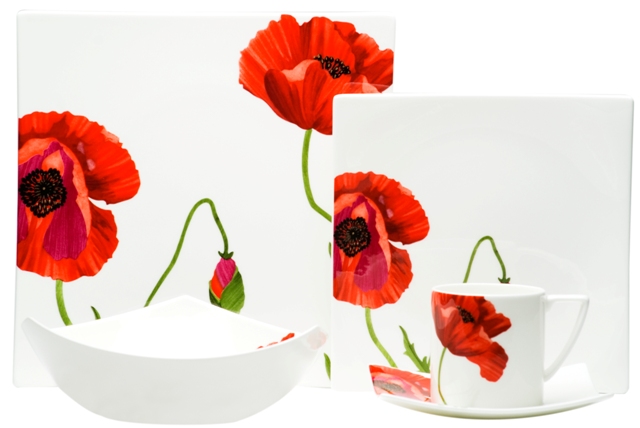 Picture of Red Vanilla SB3400-905 Summer Sun 5 Piece Place Setting