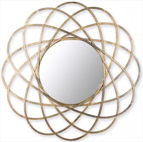 Picture of Safavieh MIR4005A Galaxy Wall Mirror Antique Gold