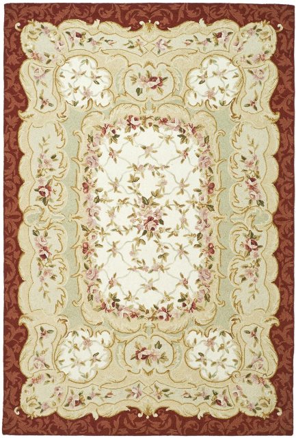 Picture of Safavieh HK73A-9 8 Ft. - 9 In. x 11 Ft. - 9 In. Large Rectangle&#44; Country - Floral Chelsea Hand Hooked Rug