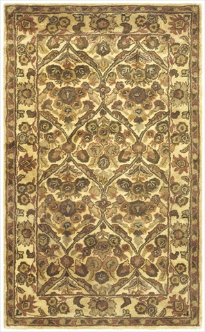 Picture of Safavieh AT51C-3 3 x 5 ft. Accent Traditional Antiquity- Gold Hand Tufted Rug