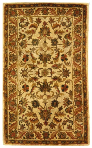 Picture of Safavieh AT52D-3 3 x 5 ft. Accent Traditional Antiquity- Gold Hand Tufted Rug