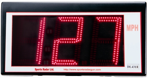 Picture of Sports Radar DL431-R 3 Digit Red Led Display&#44; 4 In