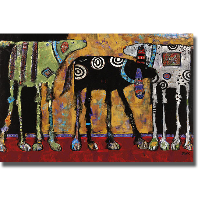 Looking For Trouble By Jenny Foster Premium Stretched Canvas Wall Art
