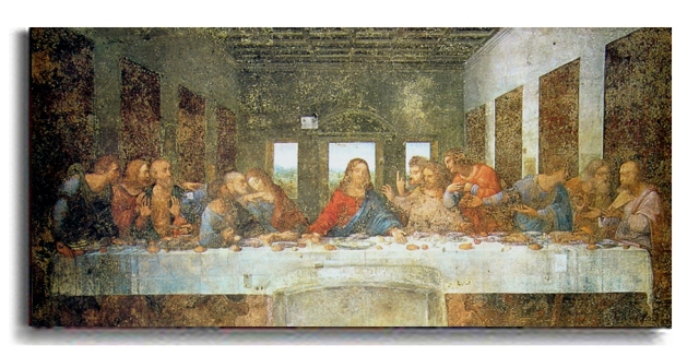 Artistic Home Gallery 1838561S The Last Supper By Da Vinci Premium Stretched Canvas Wall Art