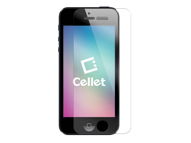 Picture of Cellet SGIPH5 Ultra-Thin 0.26mm High Transparency Tempered Glass Screen Protector iPhone 5&#44; 5s and 5c.