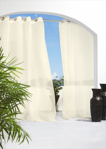 Escape Sheer Grommet Panel 84 in. - Natural