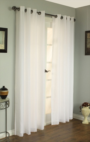 Thermavoile Rhapsody Lined Grommet Panel - Ivory