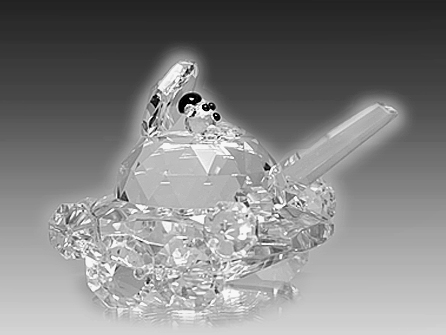 Picture of Asfour Crystal 214-2 3.26 L x 2.04 H in. Crystal Tank Transportation Figurines