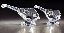 Picture of Asfour Crystal 225-2 3.14 L x 1.37 H in. Crystal Lute Music Figurines