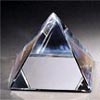 Picture of Asfour Crystal 51-35CLR 1.53 L x 1.41 H in. Crystal Pyramid - Clear Egyptian Figurines