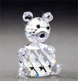 Picture of Asfour Crystal 628-70 3.22 L x 4.4 H in. Crystal Bear Animals Figurines