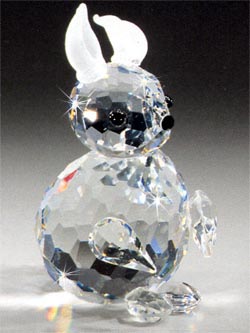 Picture of Asfour Crystal 647-27 1.45 L x 2.36 H in. Crystal Rabbit Animals Figurines