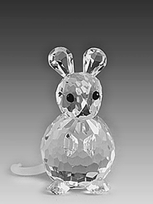 Picture of Asfour Crystal 653-12 0.82 L x 0.66 H in. Crystal Mouse Animals Figurines
