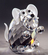 Picture of Asfour Crystal 693-50 1.65 L x 1.57 H in. Crystal Dog Animals Figurines
