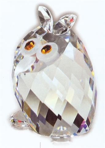Picture of Asfour Crystal 694-65 1.61 L x 2.16 H in. Crystal Owl Birds Figurines