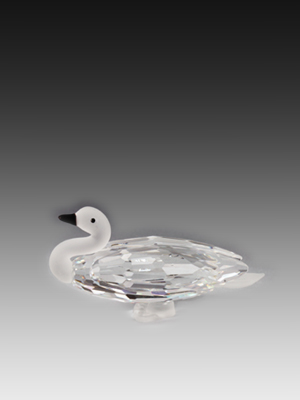 Picture of Asfour Crystal 914-65 3.34 L x 1.88 H in. Crystal Duck Birds Figurines