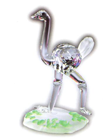 Picture of Asfour Crystal 915-17 1.73 L x 2.75 H in. Crystal Ostrich Animals Figurines