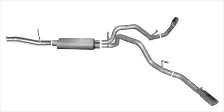 65658 Cat-Back Performance Exhaust System- Dual Extreme -  Gibson