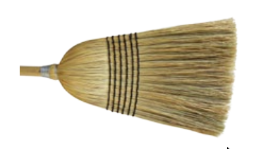 Milwaukee Dustless Brush Natural Corn Broom - Warehouse Style - 42in. Hardwood Handle - Case of 12