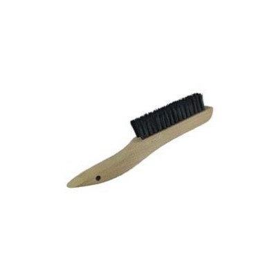 Milwaukee Dustless Brush  Plastic Shoe Handle Scratch Brush- Tempered Carbon Steel- Case Of 24